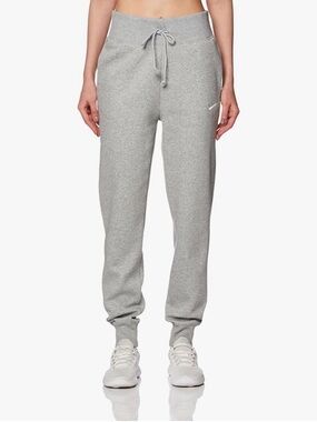 Nike Sportswear Phoenix Fleece Sweatpants Woman’s Small Grey High Rise Jogger